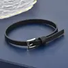 Gargantilla de Mezclilla Vintage Estilo Callejero Hecha a Medida Venta Directa de Fábrica con Hebilla Accesorio Punk Nicho para Clavícula