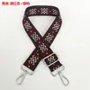 Correa de Bolso Ancha de 3.8 cm Correa de Hombro Jacquard Colorido Lona de Diamante Accesorios Correa de Bolso de Hombro Único Cruzado Correa de Bolso para Mujer