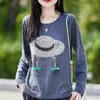 Cárdigan Fino de Lino de Bambú, Camisa con Protección Solar, Camisa de Aire Acondicionado para Mujer, Camisa de Punto, Transpirable, Holgada y Versátil, Blusa con Aberturas