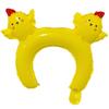 Popular en línea popular inflable accesorios para el cabello diadema forma de caricatura luz Película Película de aluminio globo decoración de fiesta puesto venta al por mayor regalo