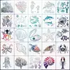 Plantillas de Pintura Oceánica Transfronterizas Dibujo Infantil de Dibujos Animados Tablero de Dibujo de Amazon Plantillas Huecas Marinas DIY Venta al por Mayor