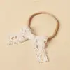 Amazon Lazo de Amor No Daña Diadema de Encaje Tejido Diadema para Bebé Fontanela de Bebé Accesorios para el Cabello para Niños