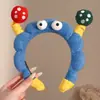 Diadema de peluche de dibujos animados linda y adorable para niñas, diseñada para lavarse la cara, evitar que el cabello se resbale y perfecta para tomar fotografías