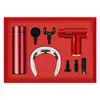 Termo Aislado y Pistola de Masaje Muscular Set Práctico de Regalo Empresarial para Clientes, Caja de Regalo Personalizada para Sorteo de Reunión Anual de la Empresa