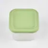 Mini Marmita Caixa Pequena Marmita Grau Alimentício Micro-ondas Caixa de Suplemento Alimentar Crisper de Frutas de Silicone