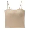 Sujetador tipo camisola largo con tirantes finos, sin varillas, para bustos pequeños, con efecto push-up, soporte lateral en el busto, transpirable y con un hermoso diseño en la espalda