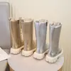 Botas Infantis Estilo Coreano Botas Martin para Crianças 2026 Nova Primavera/Outono Botas Longas de Princesa Modelo Botas de Cano Alto Passarela