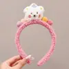 Nuevas diademas de dibujos animados para mujer, diseñadas para lavarse la cara, populares para usar con mascarillas faciales, de ala ancha, sencillas, elegantes y de alta calidad, accesorios para el cabello