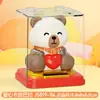 Grande Capivara Automática Solar com Cabeça que Balança de 3 polegadas Fofa Ornamento Atrator de Sorte Loja Presente Decoração Curativa