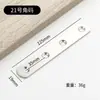 Soporte de Ángulo de Acero Inoxidable de 90 Grados Recto Fijador Triángulo Engrosado Hierro Forma de L t Conector para Muebles Gabinete Soporte de Ángulo para Partición