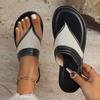 Chanclas Estilo Coreano 2025 Verano Nueva Moda Flats Nicho Retro Versátiles Chanclas para Mujer