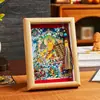 25 Años Nuevo Marco de Fotos Thangka Impreso de Alta Definición Mesa Hecho a Mano Núcleo de Pintura Dorada y Plateada Adornos del Dios de la Riqueza y Bodhisattva