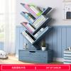 Librero Yijiada Multicapa Simple Pequeño Estantería de Piso con Forma de Árbol Estante de Almacenamiento Creativo Escritorio de Estudiante Estante de Almacenamiento Moderno