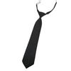Poliéster-Algodón Perezoso JK Corbata Pequeña Sin Coser Negro Borgoña Azul Marino Color Sólido Estilo Coreano Mezclado Estudiante Básico Uniforme Escolar Clase