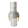 Conector de Tubería de Aceite Extremo Macho y Hembra E Camión Cisterna de Aceite Cabeza Macho y Hembra C Diámetro Variable Aleación de Aluminio Manguera Manguera Junta de Conversión