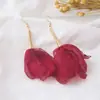 Pendientes Súper de Hada con Borlas Florales, Pendientes Frescos y Elegantes Estilo Bosque, Pendientes de Nicho de Gama Alta al por Mayor para Mujeres