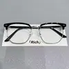 Gafas Retro PUNK de Medio Marco Literarias para Hombre Miopía Se Pueden Montar Lentes Graduados Anti Luz Azul para Mujer Refinadas Geeky Modernas