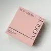 Caja de uñas de moda de nicho en stock logo dorado pendientes collar almacenamiento de joyas caja con cajón de exhibición