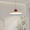 Lámpara de araña moderna minimalista retro platillo volante para restaurante Lámpara de estudio creativa minimalista nórdica Lámpara de araña estilo crema LED