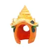 Venta Caliente Pecera Acuario Decoración de Resina Refugio para Cangrejo Ermitaño Hongo Concha Habitación Paisajismo Caja de Cría Cangrejo