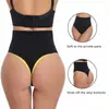 Fio Dental Fino para Comércio Exterior Calça Feminina com Levanta Bumbum Forte e Aperta Barriga com Corselete de Aço em Espinha de Peixe Cintura Média-Alta Modeladora