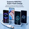 Cabezal de Carga Rápida Super Cargador 6A Aplicable Xiaomi Huawei Cable de Datos Tipo-C para Teléfono Móvil Multilongitud Opcional