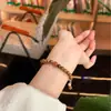 Pulsera de Abalorio de Madera Perla SleepDiseño original con madera de agarwood natural y perlas de agua dulce, una delicada pulsera de gota estilo chino con un estilo nacional, estética Zen y encanto elegante