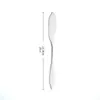 Cuchillo y Tenedor para Tripas de Pescado de Acero Inoxidable, Cuchillo y Tenedor para Bistec, Cuchara de Mesa, Cuchara y Tenedor de Postre de Hotel, Cuchara y Tenedor para Servir, Gama Completa de Vajilla Occidental
