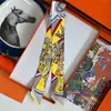 Bufanda de Seda Estilo Lujo Ligero, Tira Larga Pequeña de Sarga de Seda de Morera, Adecuada para Atar Bolsos, Accesorios de Tira Decorativa de Bufanda de Seda