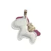 Colgante llavero de cuero Año del Caballo, un práctico regalo de Año Nuevo con temática de caballo zodiacal, un amuleto de la suerte y una correa para teléfono de aleación de zinc