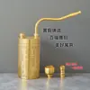 Hookah Bai Fu de Latón Filtro de Agua de Doble Propósito Hookah de Latón Hookah Metálico de Cuatro Usos para Hombres para Fumar