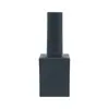 Garrafa Vazia de Esmalte Retangular Preto e Branco com Manchas Casuais 15ml Material de Embalagem de Vidro Garrafa Especial para Salão de Unhas