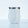 Amazon Cross-border 12ozU Copo de Ovo 304 Aço Inoxidável Camada Dupla Comércio Exterior Barriga Fria Copo Casca de Ovo Vinho Tinto