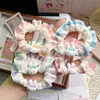 Diadema de encaje con diseño de conejito Miffy, scrunchie dulce y lindo para coleta con alta elasticidad