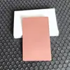Lámina de metal de aluminio multicolor/tarjeta de presentación con marcado láser/material de depuración de grabado/aleación de aluminio y magnesio máquina de fibra óptica 50 láminas
