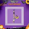 Pingente Caveira de Halloween Transfronteiriço Fantasma de Terror Bolsa de Abóbora Chaveiro de Metal Pingente Evento Pequeno Presente