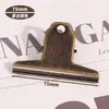Pinza Grande Vintage con Forma de Montaña para Documentos, Cuaderno, Uso de Oficina, Archivos de Estudiante y Exámenes
