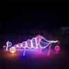 Decoración LED para Parque de Puntos Escénicos al Aire Libre Proyecto de Iluminación Festival del Medio Otoño Luz con Forma de Pulpo Brillante y Caracola