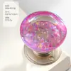 Manija Decorativa de Resina para Puerta de Gabinete y Armario, Manija de Puerta con Artesanía de Resina Incrustada, Manija de Puerta de Bola de Cristal
