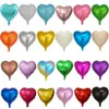 Balões de Folha de Alumínio em Formato de Coração de 18 polegadas para Decorações Flutuantes com Hélio para o Primeiro Aniversário do Bebê