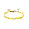 Pulsera de cuentas de colores transfronteriza creativa bohemia de playa grado tejida a mano pequeñas cuentas de flores pulsera al por mayor