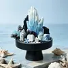 Molde de Silicona Columna de Cristal de Hielo 3D, para Decoración de Escritorio Hecha a Mano DIY con Yeso, Resina, Adornos