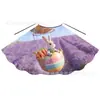 Fábrica Europea y Americana de Capas de Pascua Hechas a Medida para Niños, Capas con Lazo Estampado de Huevo de Conejo para Actuaciones, Accesorios para Niños