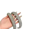 Diadema de Lujo Ligero de Alta Gama con Calavera Completa de Diamantes y Borde Ancho para Mujer, Versátil para Salir, Pinza para el Cabello para Sujetar el Cabello, Diadema para Lavarse la Cara, Accesorios para el Cabello