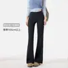 26 Pantalones Acampanados de Nuevo Estilo, Pantalones de Modal de Cintura Alta con Acabado de Alta Gama, Corte Ajustado, Modernos, Pantalones Casual Adelgazantes para Mujer, Pantalones Deportivos al por Mayor