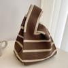 Bolso de Punto para Mujer Bolso Dopamina Pequeño Bolso para Teléfono Móvil Bolso Tote Bolso de Punto Moda Dibujos Animados Bolso de Mano de Punto