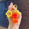 Bloques de Construcción Redondos de Dibujos Animados Creativos Colgante Descompresor Llavero Colgante para Mochila Escolar Infantil Llavero de Coche Regalo Venta al por Mayor