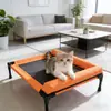 Cama para Mascotas Nueva de Gran Venta en Verano, Malla Transpirable y a Prueba de Humedad, Cama Elevada para Mascotas, Extraíble y Lavable, Adecuada para Gatos y Perros Medianos y Grandes