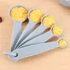 Tazas y Cucharas Medidoras para Hornear, Juego de Cucharas y Tazas Medidoras para Uso Doméstico en la Cocina, Herramientas de Horneado Espesadas de Múltiples Especificaciones, Al Por Mayor en Stock