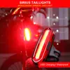 Luz trasera Sirius recargable bicicleta advertencia nocturna flash luz decorativa bicicleta de montaña flash equipo de ciclismo